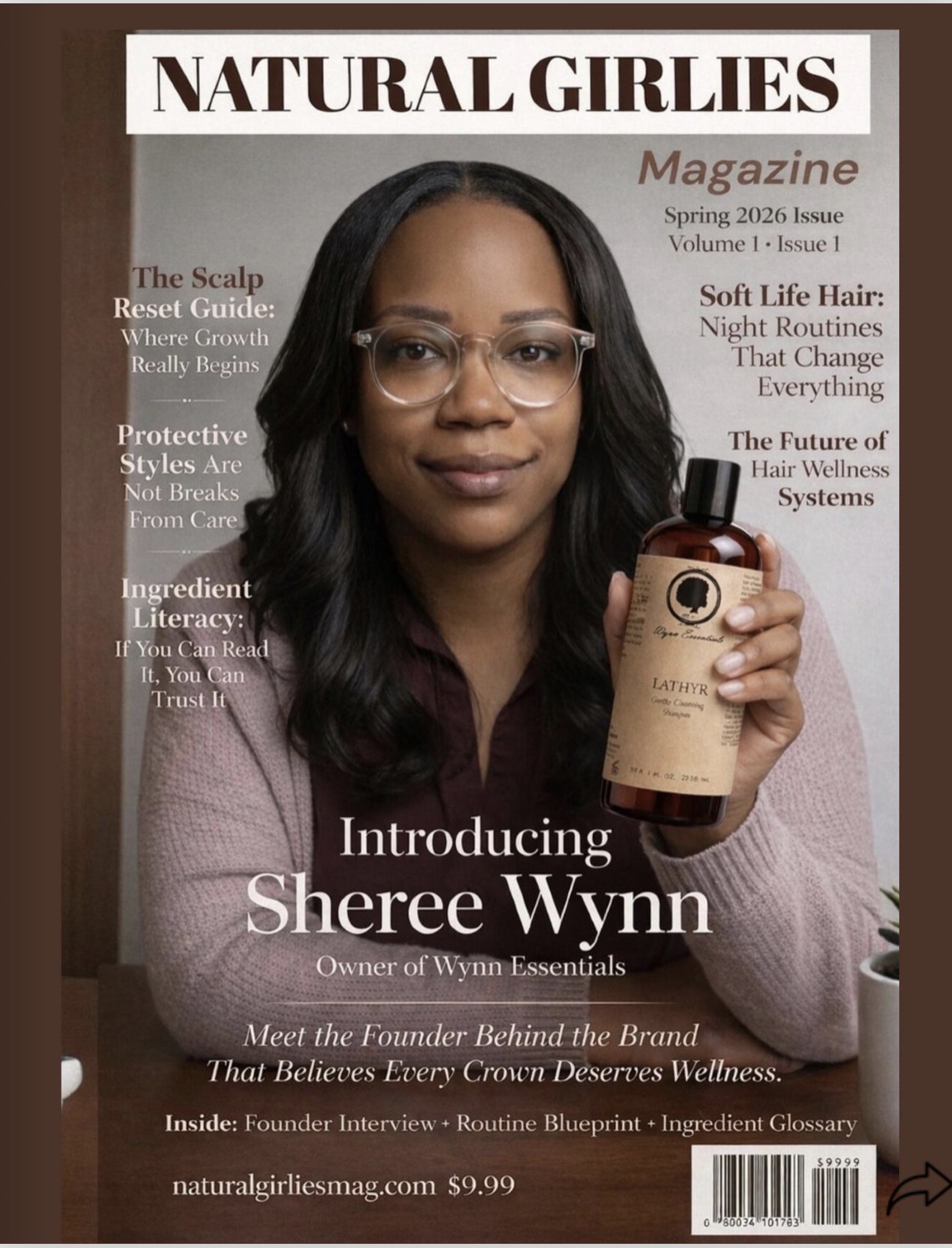 Natural Girlies Magazine — Spring 2026 cover
